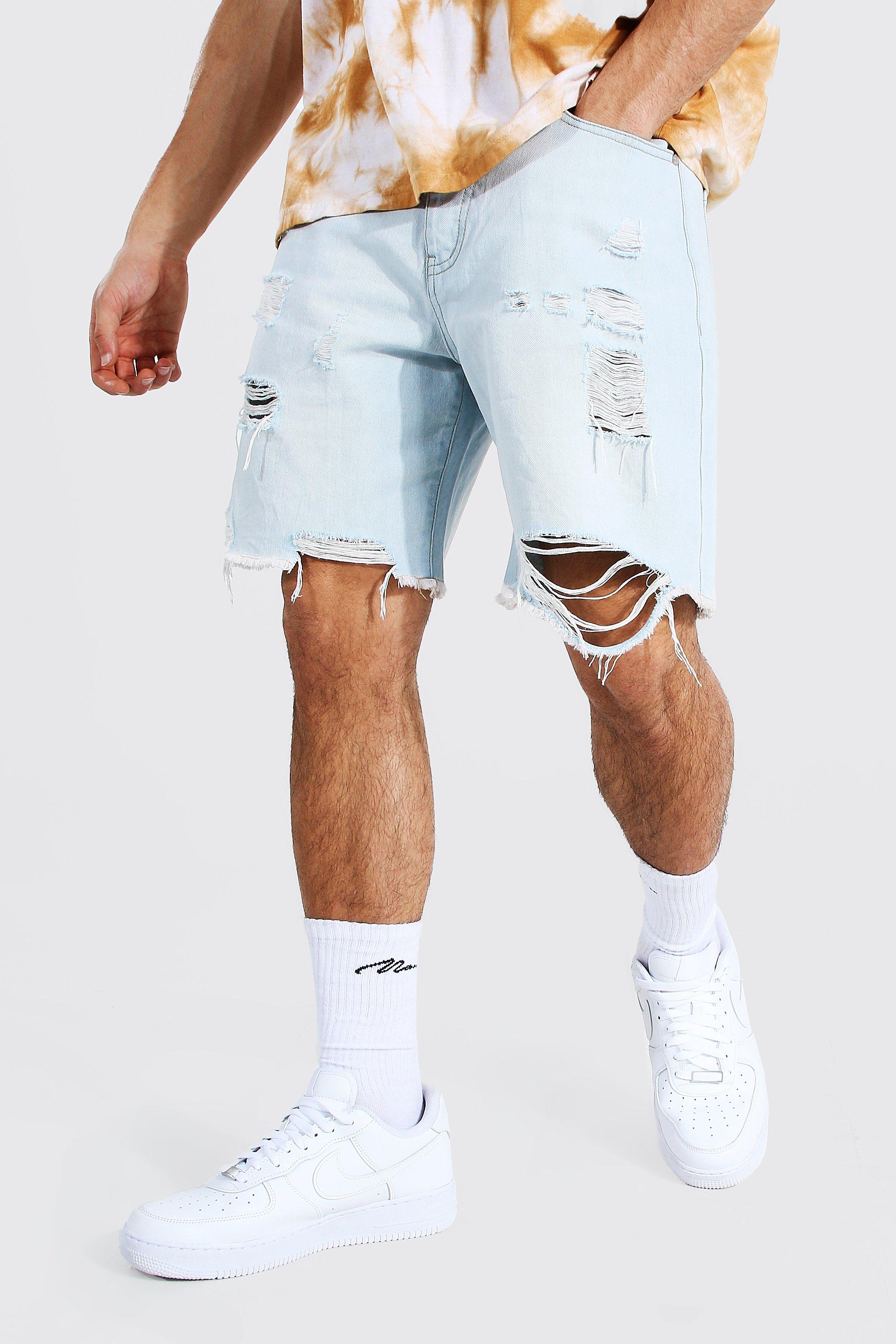 Boohooman store denim shorts